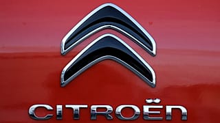 A Citroen logo, of PSA Group
