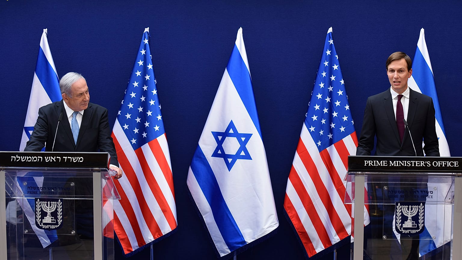 İsrail Başbakanı Binyamin Netanyahu, ABD Başkanı Trump'ın damadı ve danışmanı Jared Kuşner'le görüşmesinin ardından açıklama yaptı