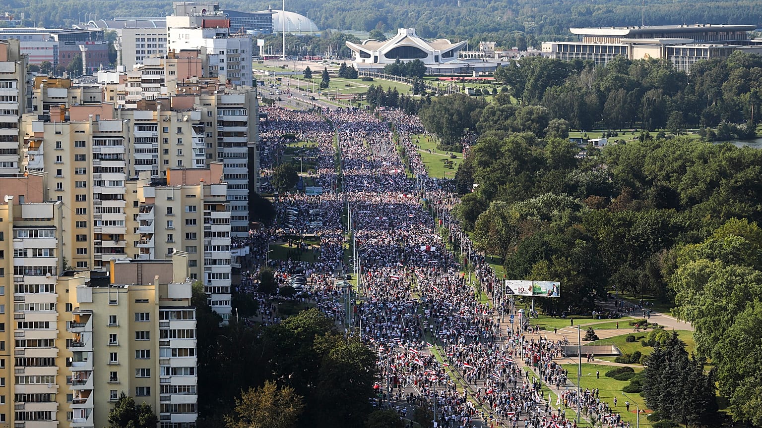 Протесты в Минске
