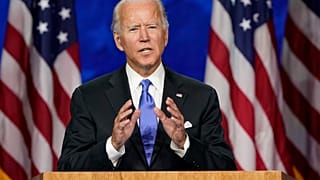 Democratic presidential candidate former Vice President Joe Biden speaks during the fourth day of the Democratic National Convention, Thursday, Aug. 20, 2020