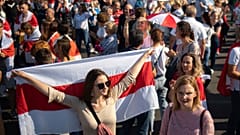 Minsk'te protestolar 