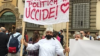 Protesta dei ristoratori