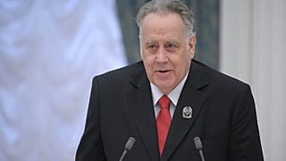 Владислав Крапивин на вручении премии президента России в Кремле 25 марта 2014