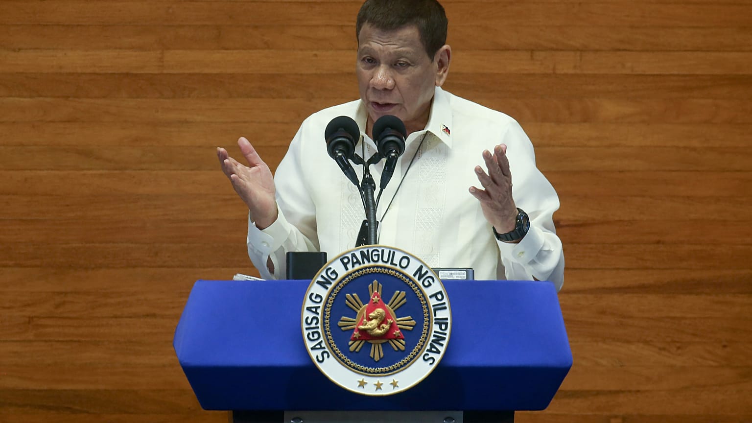 Filipinler Devlet Başkanı Rodrigo Duterte