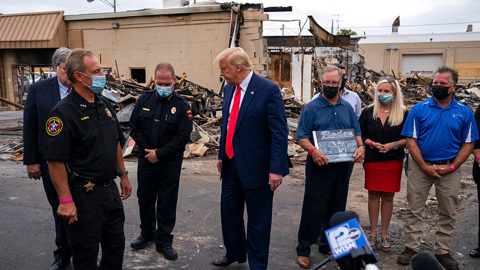 Başkan Trump Kenosha ziyareti