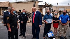 Başkan Trump Kenosha ziyareti