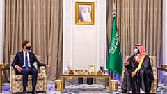 ولي العهد السعودي وجاريد كوشنر مسشتار الرئيس الأمريكي 