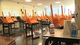 Aula preparada para la Covid en ESPAÑA