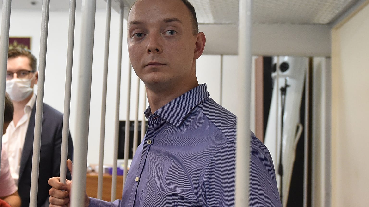 Иван Сафронов на судебных слушаниях 7 июля 2020