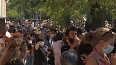 Colas para hacerse el test serológico en Madrid