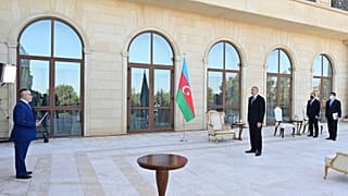 Azerbaycan Cumhurbaşkanı İlham Aliyev, Yunan Büyükelçiyi kabul etti