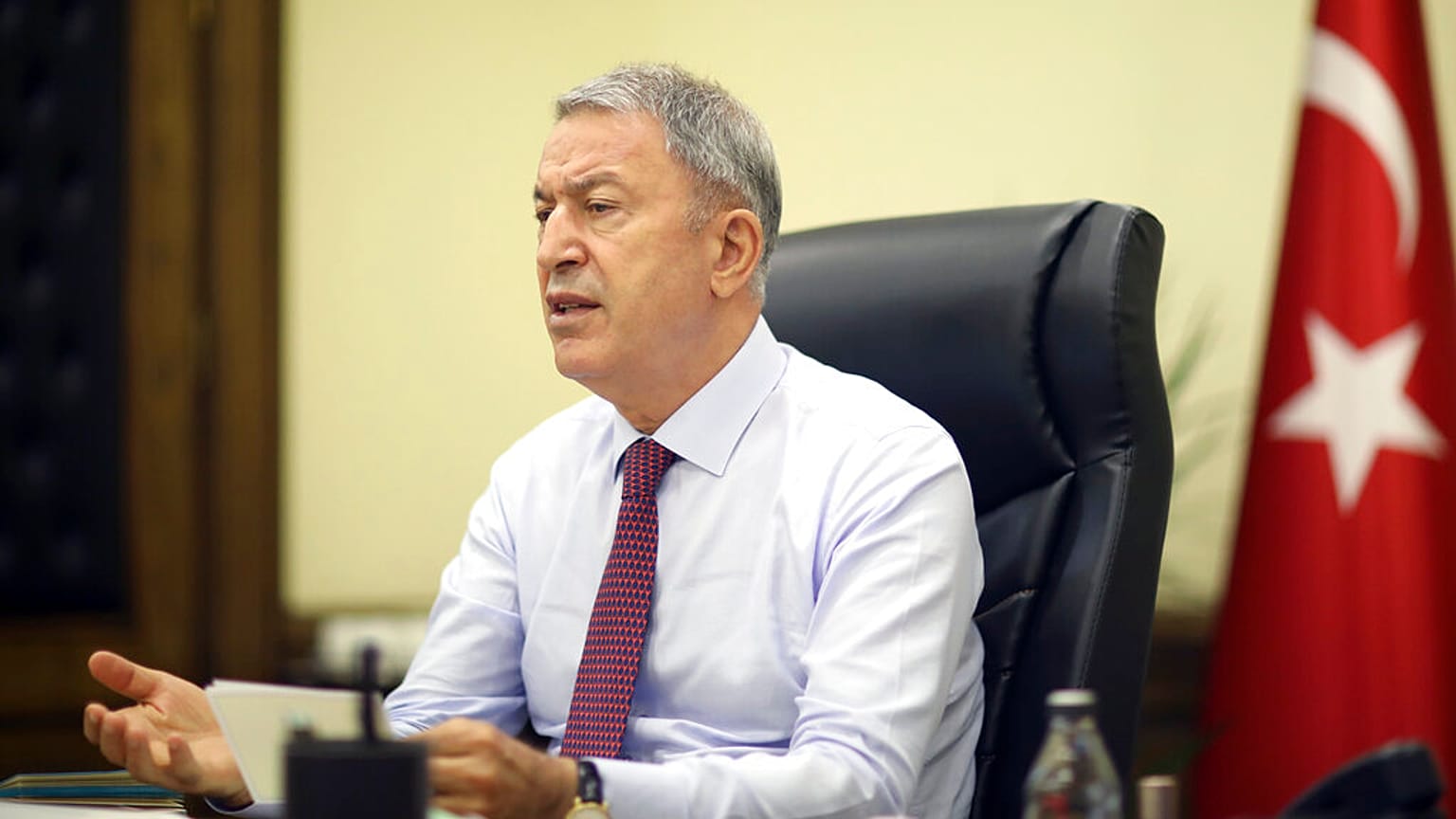 Turkey's Defense Minister Hulusi Akar