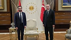 AİHM Başkanı Robert Spano, Cumhurbaşkanı Erdoğan ile bir araya geldi.