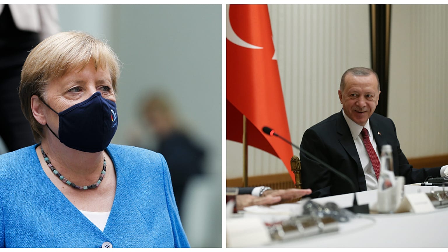 Merkel ve Erdoğan