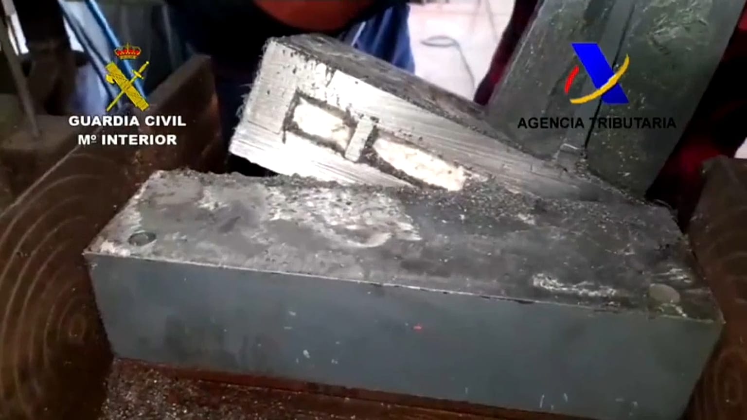 Cocaína descubierta en maquinaria industrial