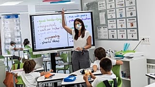 Une classe en Espagne