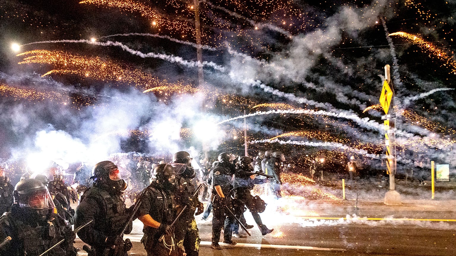Manifestation contre les discriminations raciales et les violences policières à Portland le 06 septembre