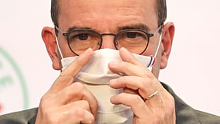 French Prime Minister Jean Castex speaks during a press conference to present the government's recovery plan for economy from the Covid-19 pandemic. Paris, Sept. 3, 2020.