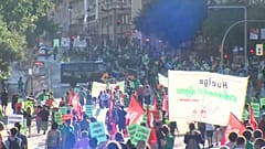 Manifestación de la 'Marea verde' en Madrid