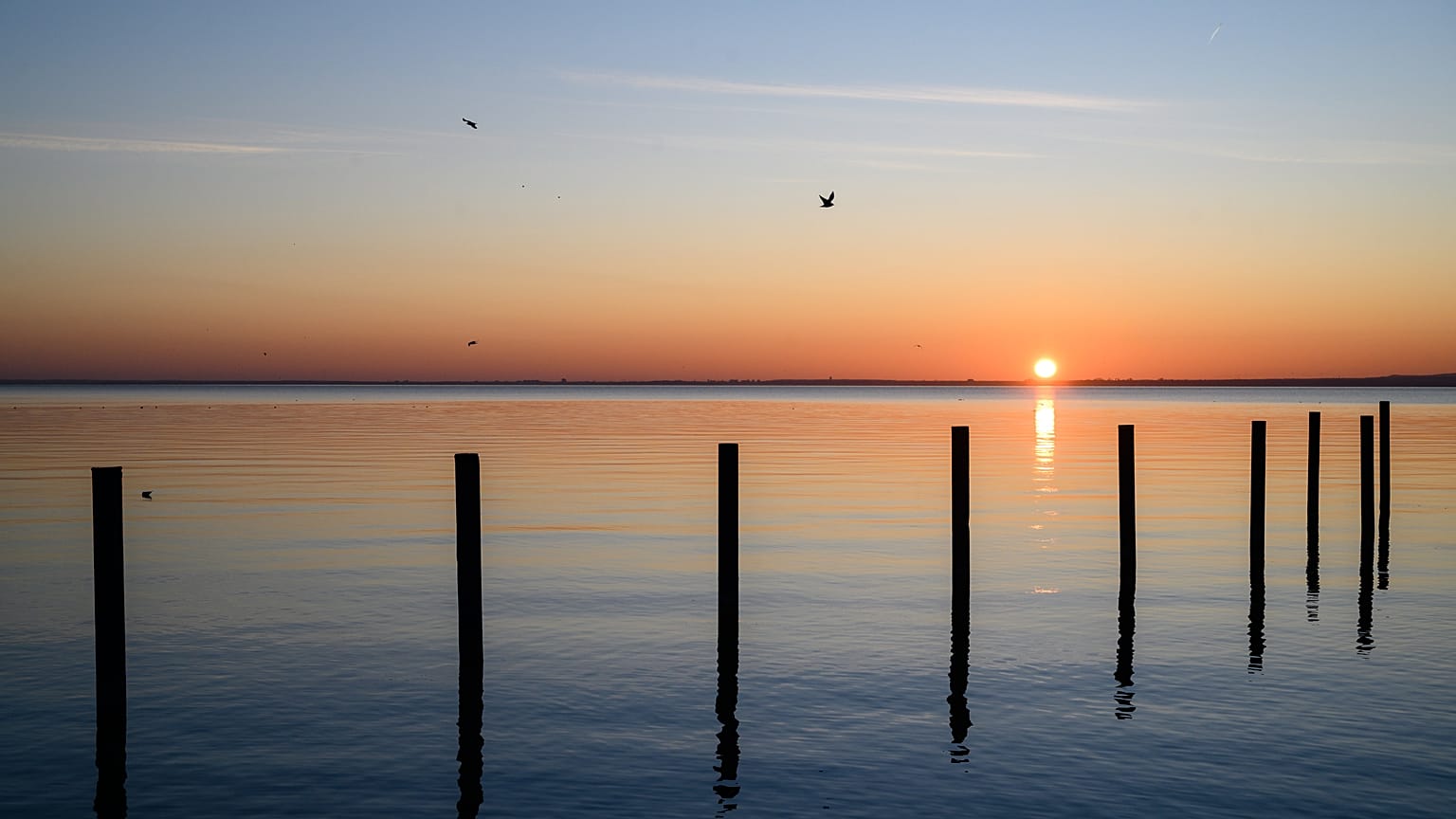 A Nap a Balaton vize felett