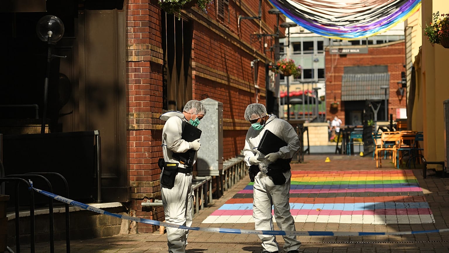 Scène de crime à Birmingham le 06 septembre 2020