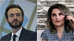 AİHM Başkanı Robert Spano ve Selahattin Demirtaş’ın eşi Başak Demirtaş
