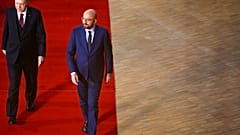 Ο Ρετζέπ Ταγίπ Ερντογάν και ο Σαρλ Μισέλ