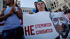 Manifestação em Minsk junta 100 mil pessoas