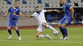 Στιγμιότυπο από το παιχνίδι Κόσοβο - Ελλάδα