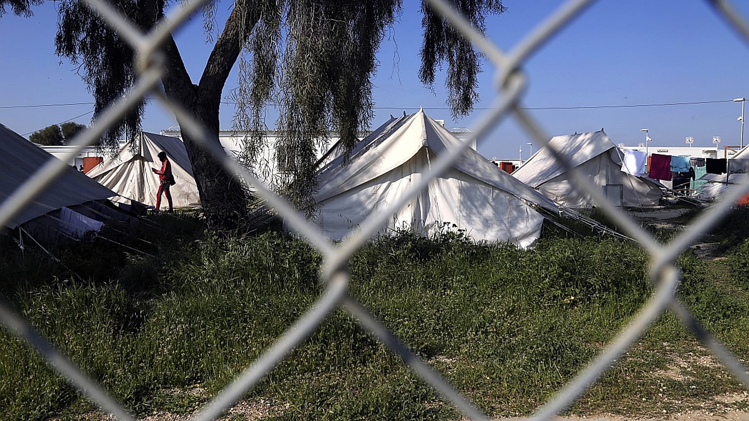 Κέντρο υποδοχής μεταναστών «Κοκκινοτριμιθιά», κοντά στη Λευκωσία