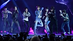 BTS performs "Fake Love" , “Dynamite” was the group’s first all-English song