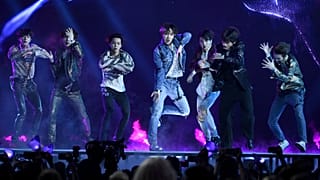 BTS performs "Fake Love" , “Dynamite” was the group’s first all-English song