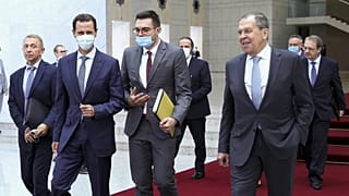 Suriye Devlet Başkanı Beşşar Esad, Rusya Dışişleri Bakanı Sergey Lavrov'u Şam'da kabul etti