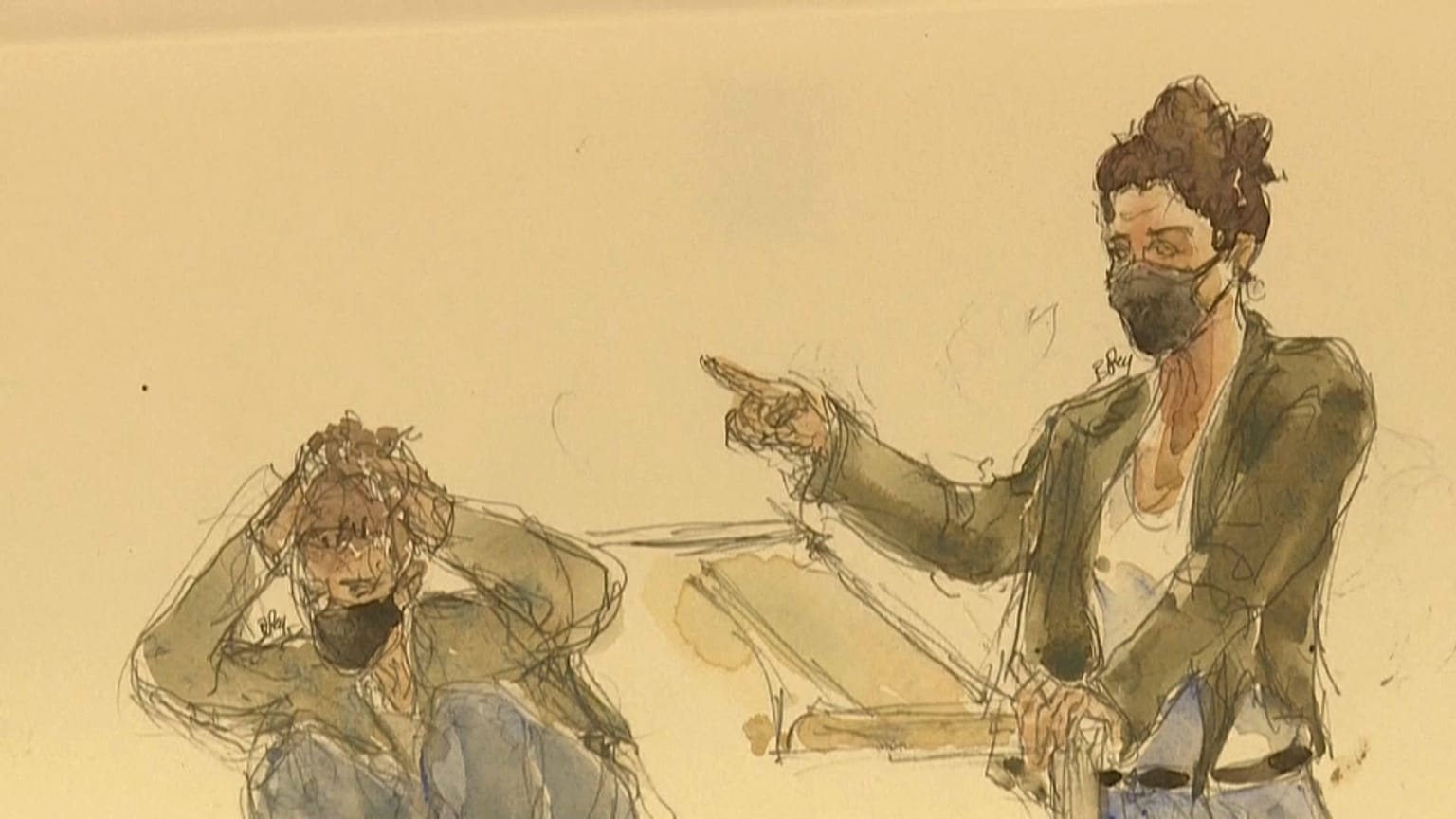 La dessinatrice Coco au procès des attentats de Charlie Hebdo