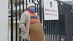 Una paciente del Hospital de la Mujer de la Paz