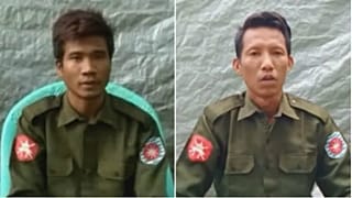 Myanmar ordusundan firar eden iki asker 