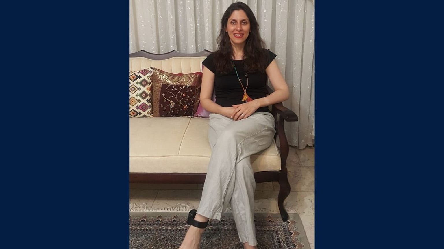 عکسی از نازنین زاغری در جریان مرخصی نوروزی