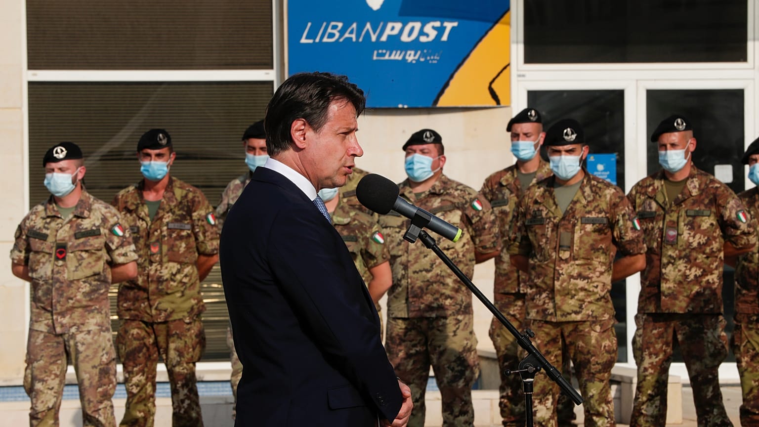 Giuseppe Conte in Libano