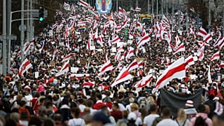 Протестующие в Минске 6 сентября 2020