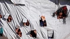 Suriye'nin Haseke kentinde, IŞİD militanlarının ve ailelerinin tutulduğu el Hol kampı 