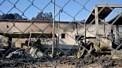 Πυρκαγιά στο ΚΥΤ της Μόριας στη Λέσβο