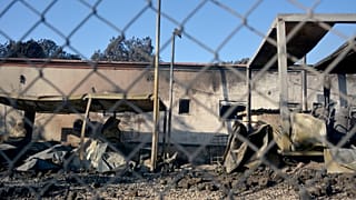 Πυρκαγιά στο ΚΥΤ της Μόριας στη Λέσβο