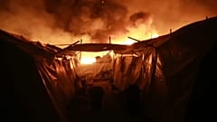 Camp de Moria, île grecque de Lesbos, 9 septembre 2020
