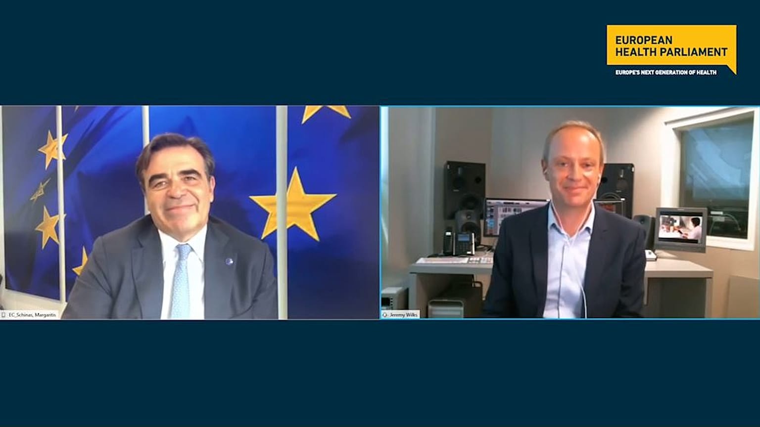 Margaritis Schinas spoke to Euronews during the final plenary of the 5th European Health Parliament.