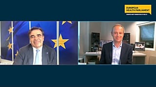 Margaritis Schinas spoke to Euronews during the final plenary of the 5th European Health Parliament.