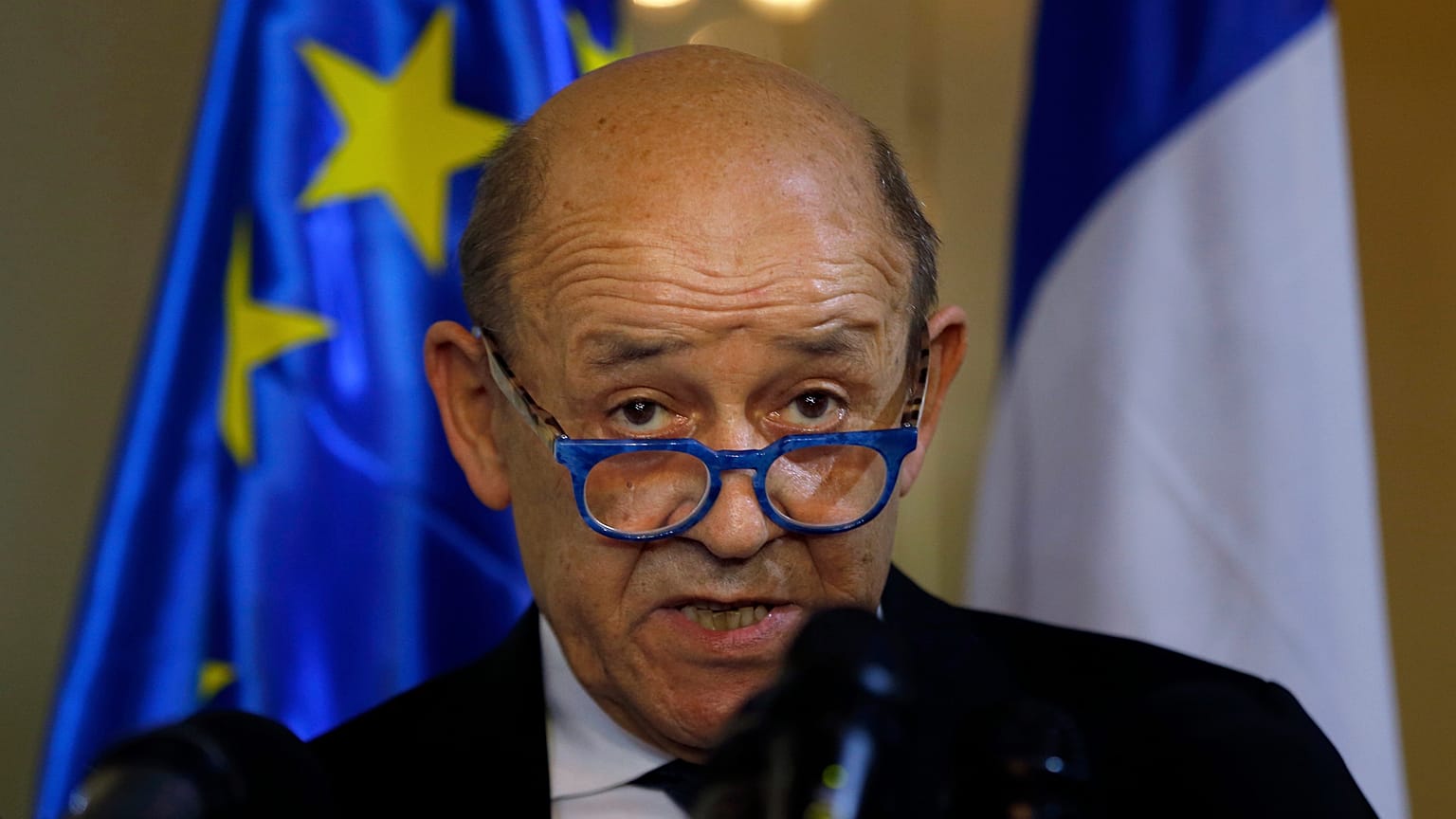 Fransa Dışişleri Bakanı Jean-Yves Le Drian