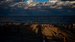 Am Strand in Spanien