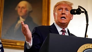 President Donald Trump speaks during an event on judicial appointments, in the Diplomatic Reception Room of the White House, Wednesday, Sept. 9, 2020, in Washington
