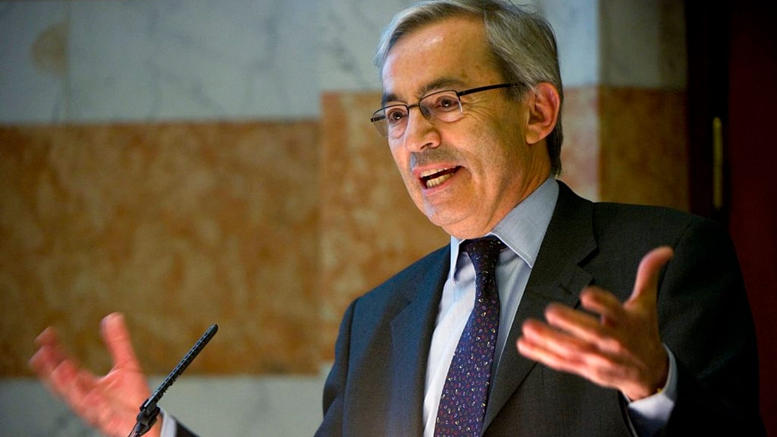 The 2010 Nobel economics laureate, British Cypriot Christopher Pissarides 