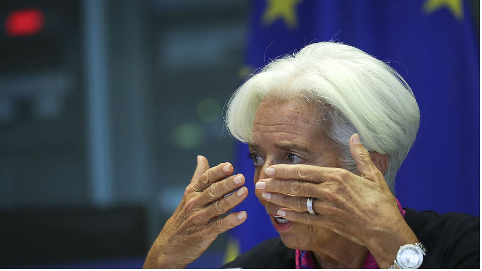 President of European Central Bank Christine Lagarde